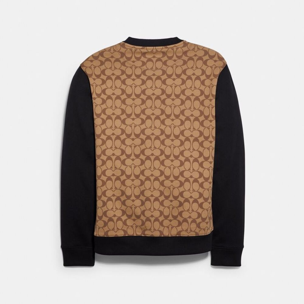 NWT Coach Outlet Signature Crewneck Sweatshirt - Picture 2 of 3